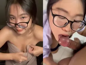Nữ học sinh liếm cậu bé đá trứng cút điêu luyện